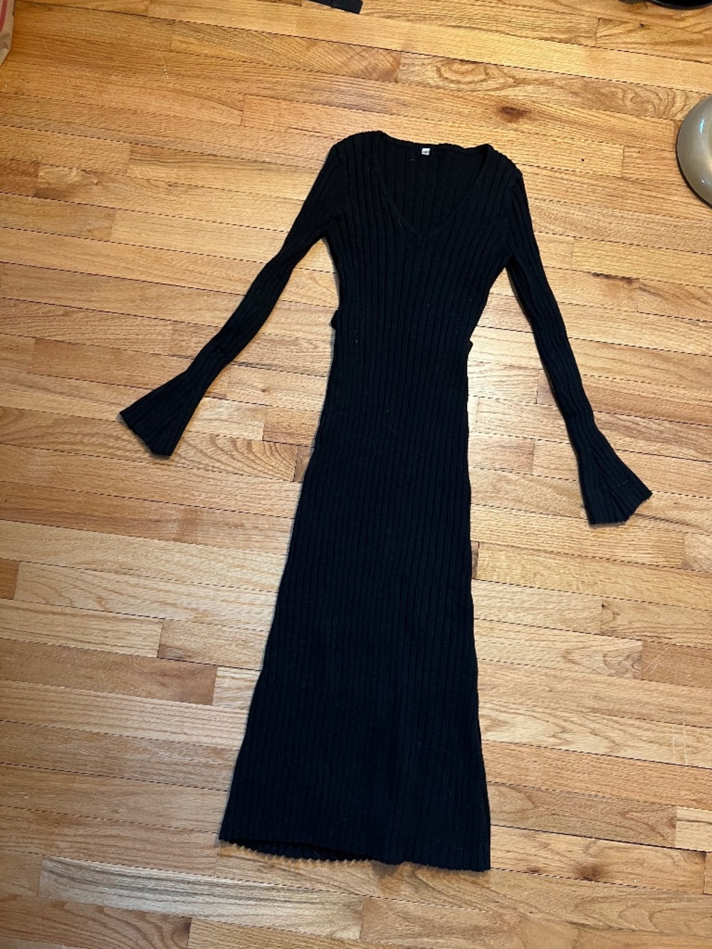 Black Sweater Midi Dress